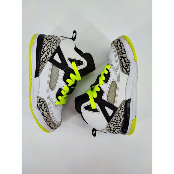 Nike Kids Air Jordan Spizike White Leather Sneakers Size 12C US - Picture 5 of 9